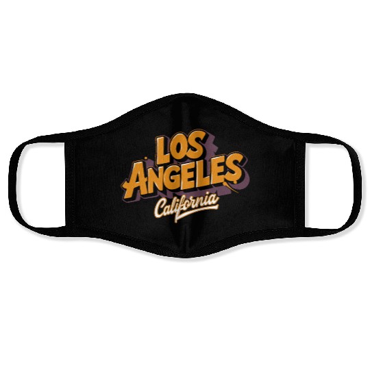 Los Angeles California Souvenir Face Masks