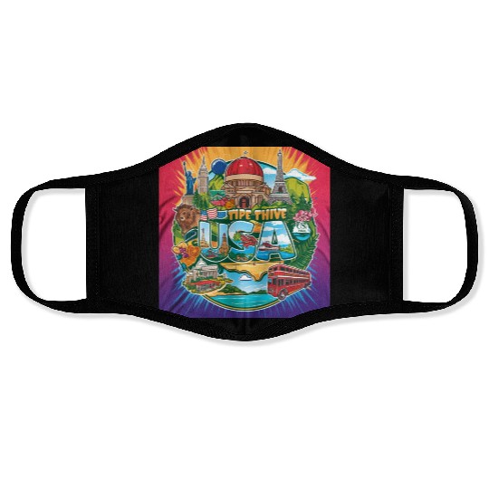 USA TOUR Face Masks