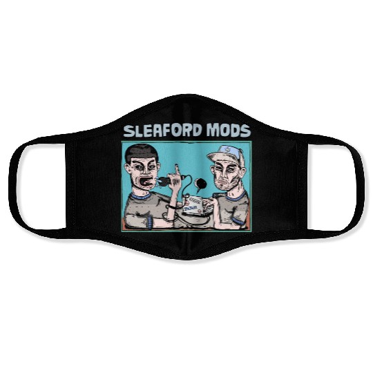 Sleaford Mods Punk Rock Design Face Masks