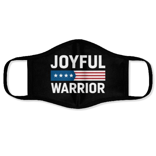 Joyful Warrior American Face Masks