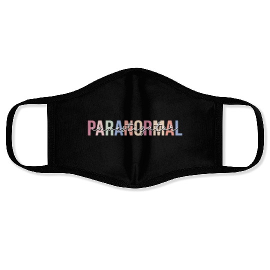 Paranormal Investigator Ghost Hunting Ghost Hunter Face Masks