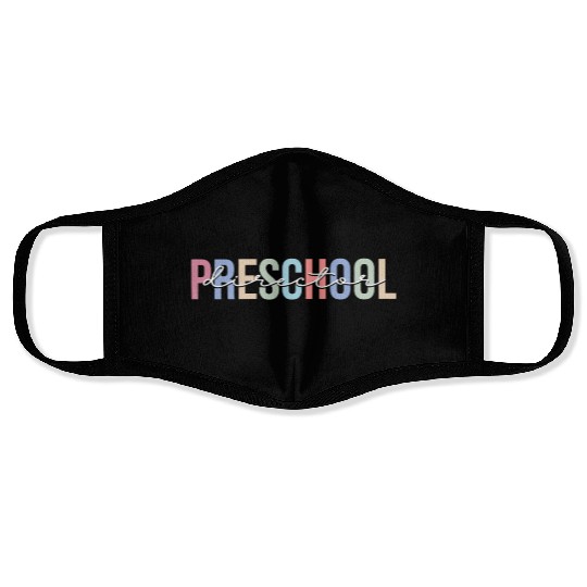 Preschool Director School Daycare Teacher Face Masks