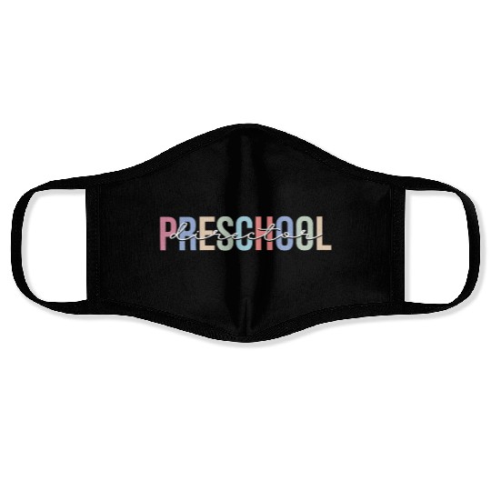 Preschool Director School Daycare Teacher Face Masks