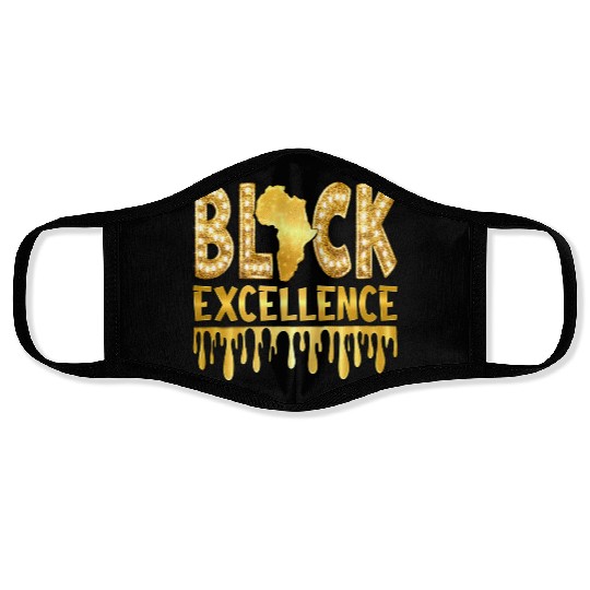 Black Excellence Face Masks