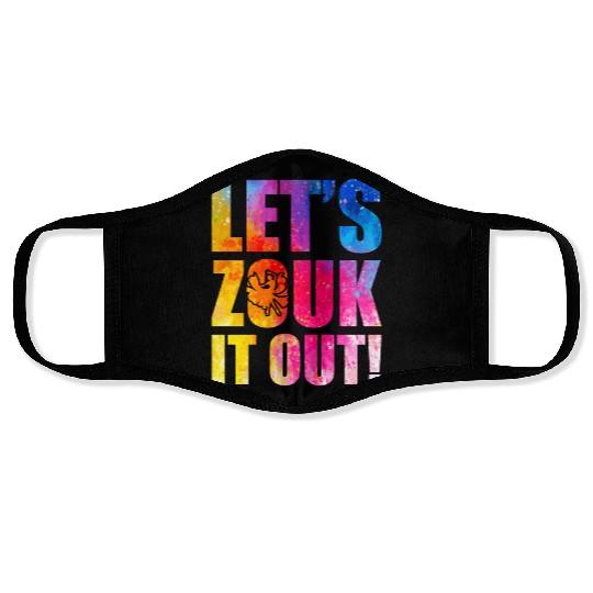 Zouk Dance Festival Design for Zouk Dancer Face Masks