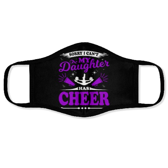 My Daughter Cheer Mom Cheerleading Mother's Day Face Masks