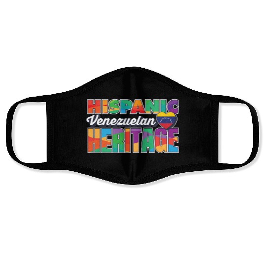 Hispanic Venezuelan Heritage Venezuela Face Masks