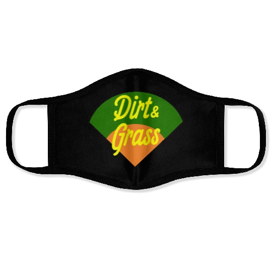 Dirt & Grass Diamond Baseball/Softball Face Masks