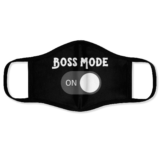 Boss Mode: on! Face Masks