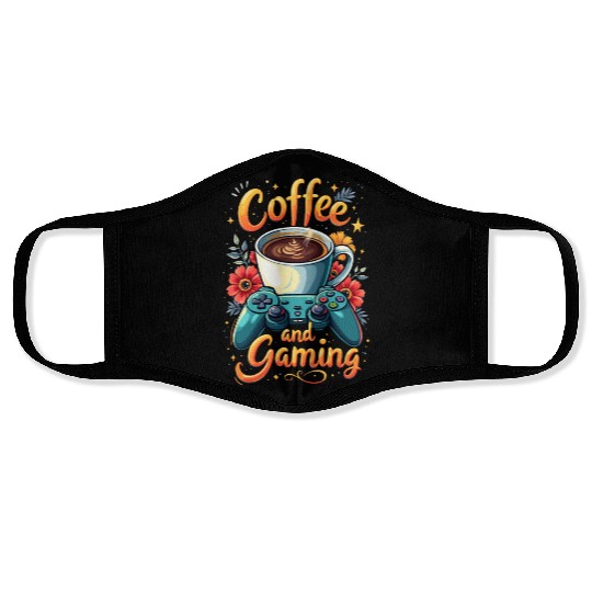 Coffee and Gaming Face Masks