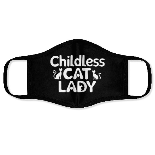 Childless Cat lady Kamala Harris Face Masks