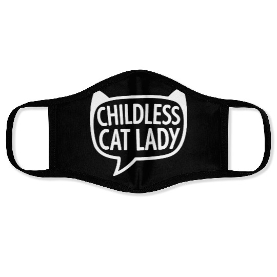 Childless Cat lady Kamala Harris Face Masks