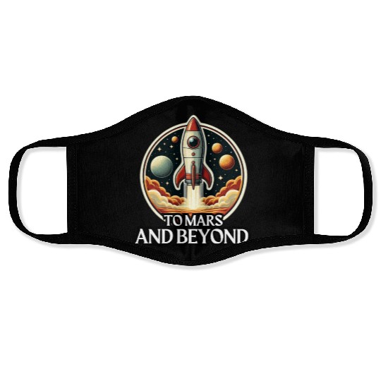 To Mars and Beyond Face Masks