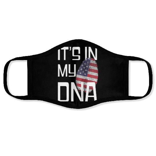 It's in my DNA - Love America Face Masks