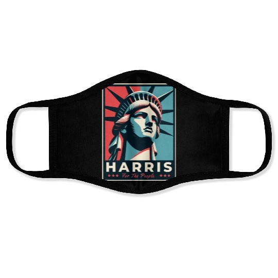 Harris 2024 statue of liberty Kamala Harris Face Masks