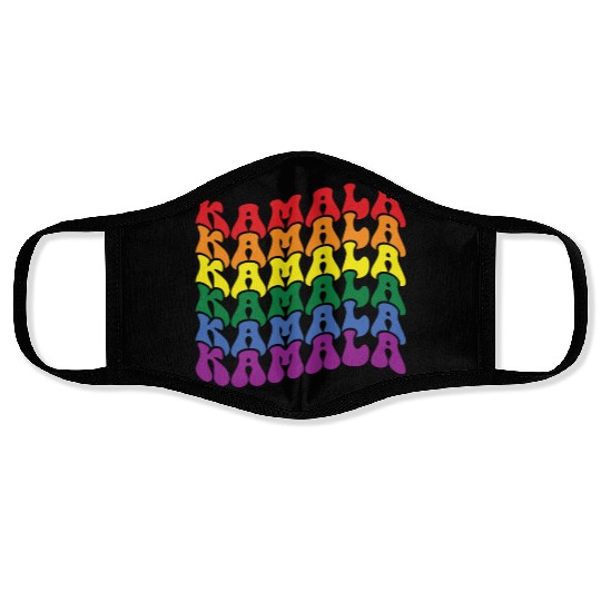 Kamala Harris LGBTQ Gay Pride Lesbian Fun Face Masks
