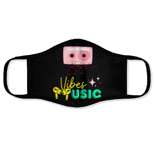 music vibes Face Masks