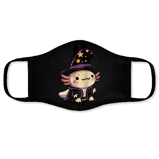 Axolotl Wizard - Fantasy Pet Face Masks