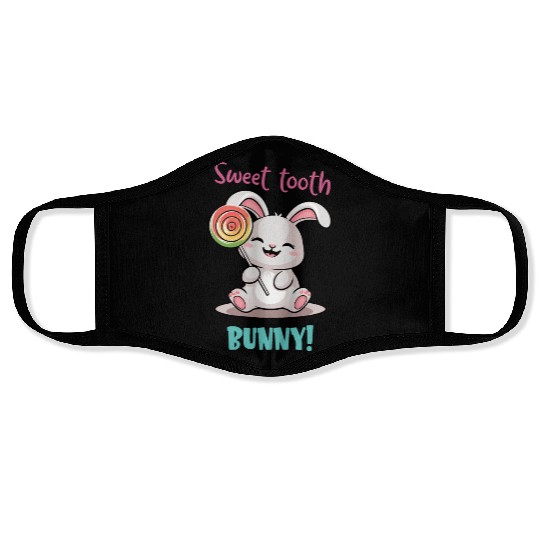 Sweet Tooth Bunny! Face Masks
