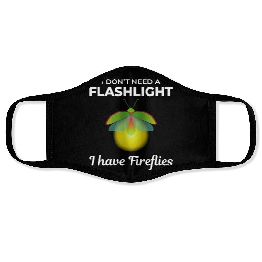 Fireflies Firefly Lightning Bug Insect Collector Face Masks