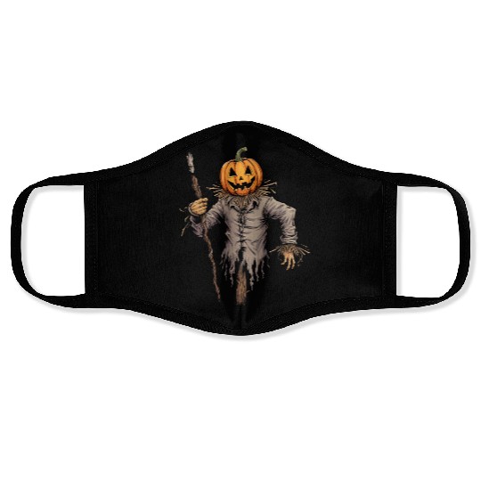 Spooky Halloween Scarecrow Face Masks