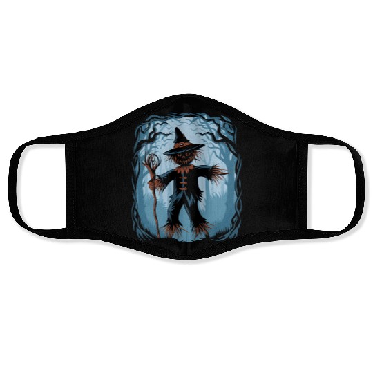 Spooky Halloween Scarecrow Face Masks