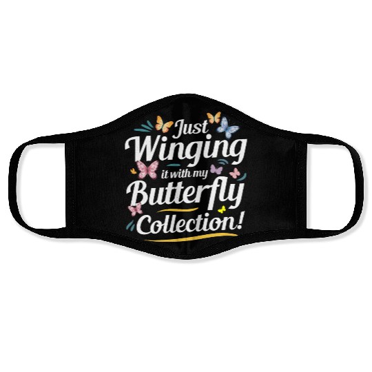 Butterfly Butterflies Insect Collector Entomology Face Masks