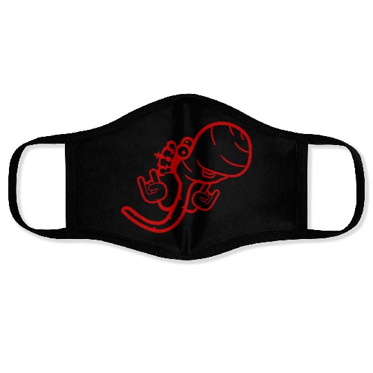 Cute Cool Worm Crown King Party Animal Fun Monster Face Masks