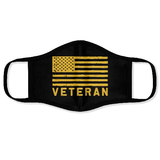 Proud US Army Veteran Face Masks
