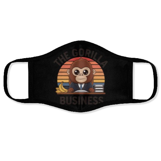 The Gorilla Business Face Masks