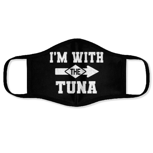 I'm With The Tuna Matching Halloween Costume Party Face Masks