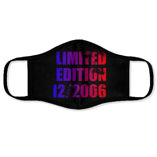 18th birthday Limited Edition 12/2006 Face Masks