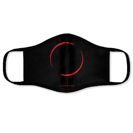 Red and Black Dragon Sports Gaming Face Masks