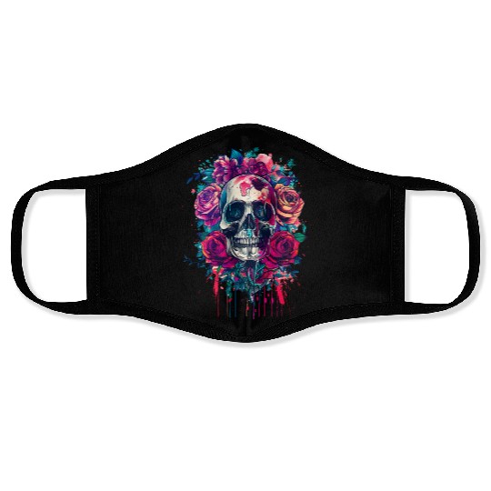 Santa Muerte - Mexican Folk Culture Saint Face Masks