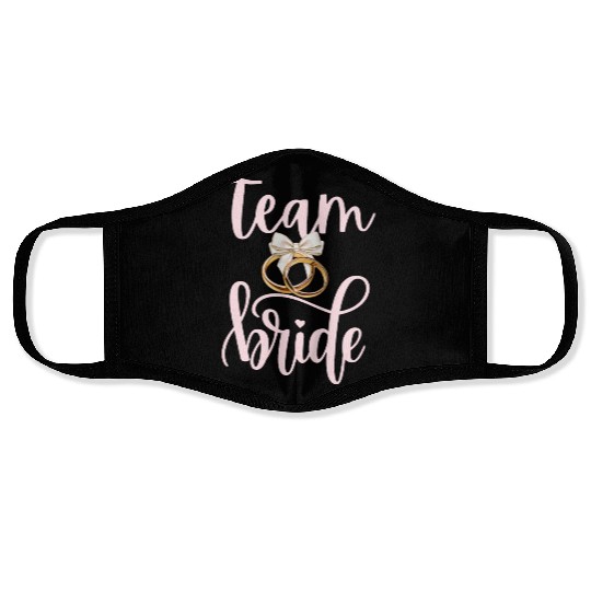 Team Bride Face Masks