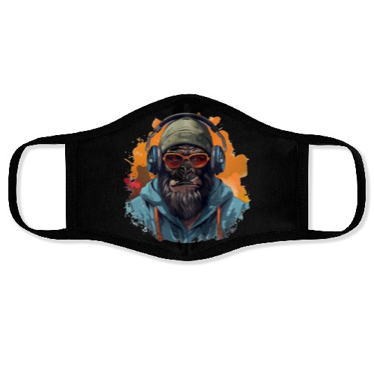 music, monkey, arctic monkeys, cool, band Face Masks