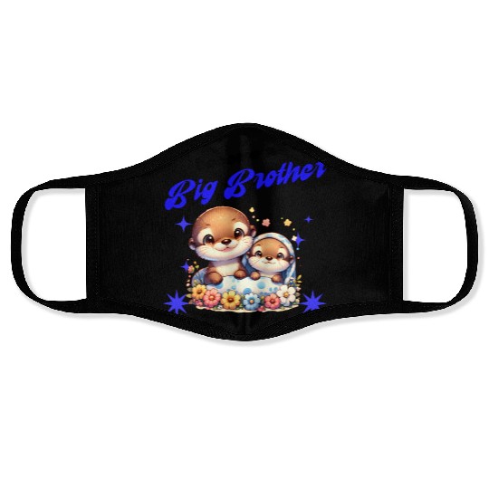 I'm Going To Be A Big Brother Sweet Otter, Brother Face Masks