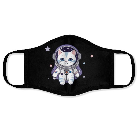 Paws in Space Face Masks