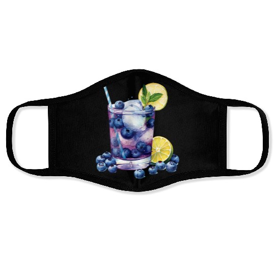 Blueberry Lemon Cocktail Face Masks