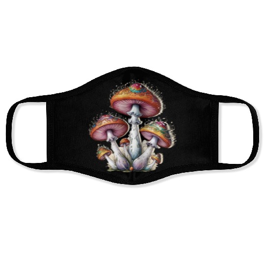 Mushrooms Beautiful Face Masks