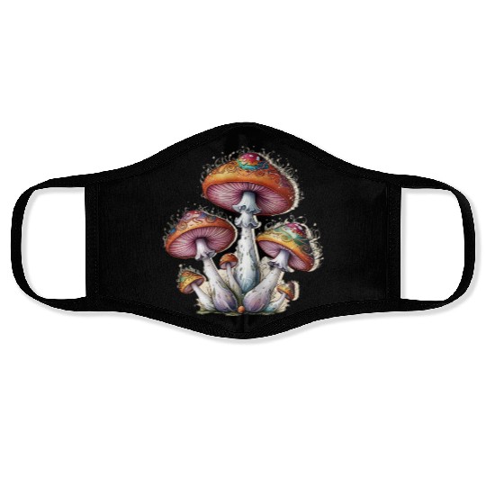 Mushrooms Beautiful Face Masks