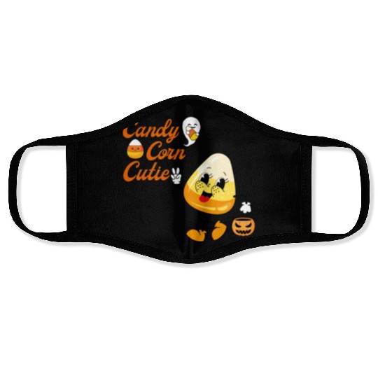 Candy Corn Cutie Face Masks