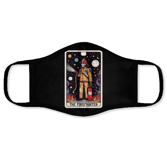 Tarot Card Collection - The Firefighter Face Masks