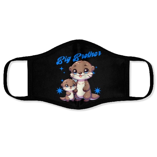 Soon I'll Be A Big Brother, Sweet Otter Brother Face Masks
