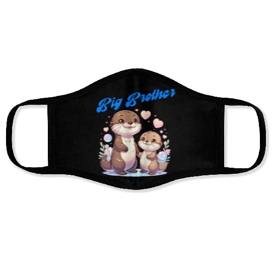 Soon I'll Be A Big Brother, Sweet Otter Brother Face Masks