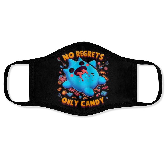 Stitch Halloween No Regrets Only Candy Face Masks