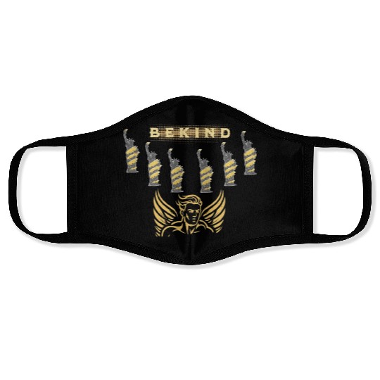 Women's Fitted Vintage Rock Band Country Music Face Masks