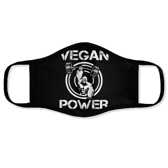 Monkey Chimpanzee Vegan Power Gorilla Face Masks