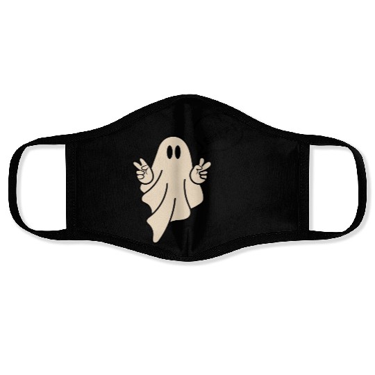 Oh Sheet Ghost on Unisex Face Masks