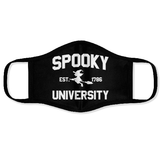 Spooky University Established 1786 Witch U Spookys Face Masks